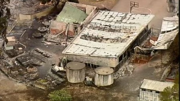 Clifton Creek Primary in Gippsland has been destroyed by bushfire.