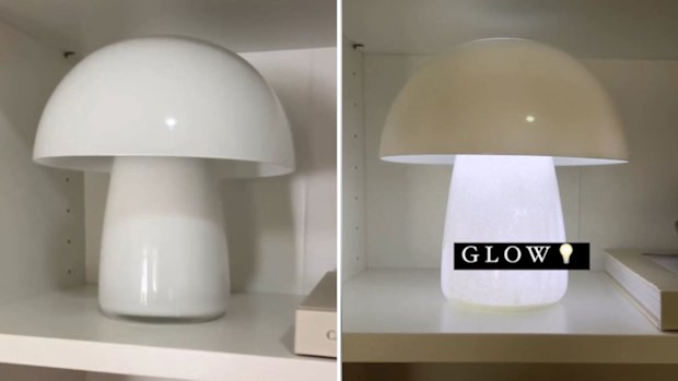 DIY Ikea hack mushroom lamp