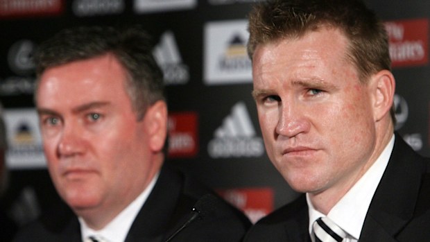 Nathan Buckley and Eddie McGuire