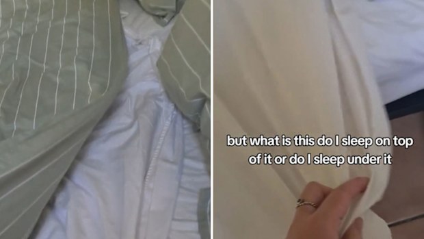 A German backpacker asks for help to identify common Aussie bed detail