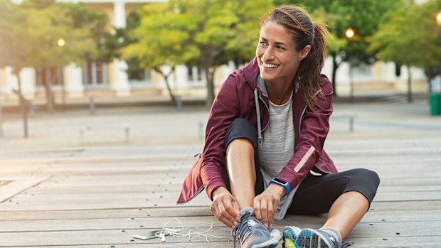Woman exercising