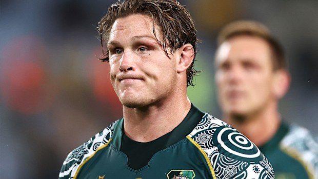 Michael Hooper of the Wallabies