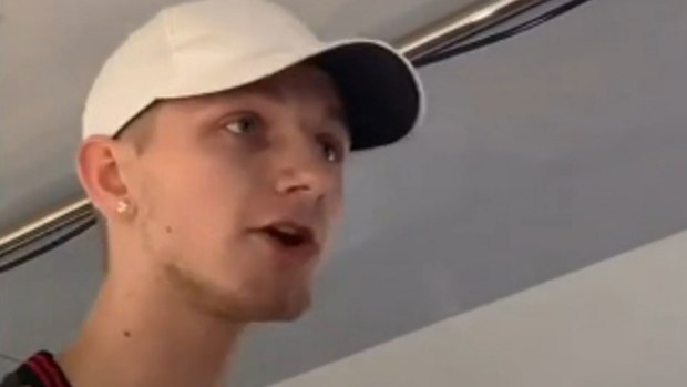 He screamed at the boys on board, some of whom were as young as 12.