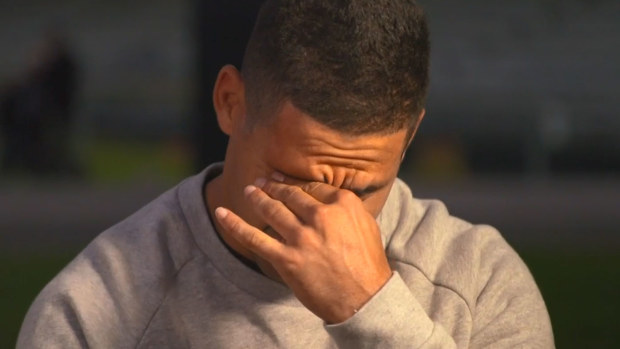 Cody Walker fights back tears