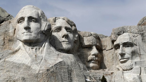 This March 22, 2019, file photo shows Mount Rushmore in Keystone, S.D