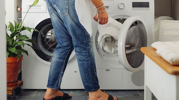 Laundry, washing machine, dryer