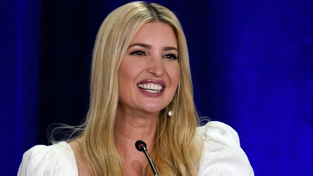 Daughter and presidential adviser Ivanka Trump joined the campaign stop in Phoenix.