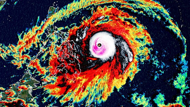 Typhoon Surigae became the strongest typhoon on record for the month of April.