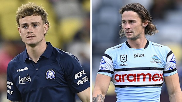 Lachlan Galvin (left) and Nicho Hynes.