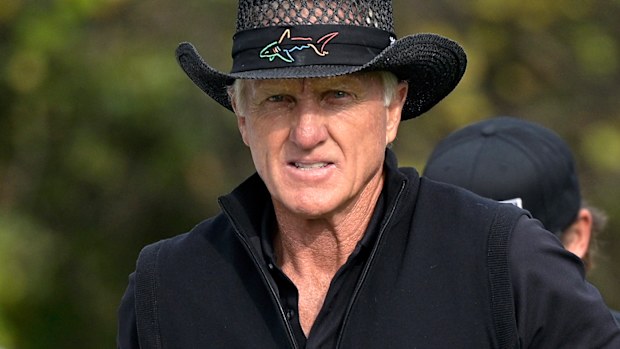 Greg Norman heads up the LIV Golf Tour.