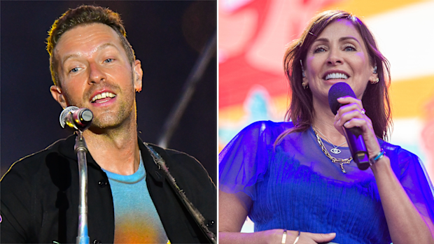Chris Martin and Natalie Imbruglia.