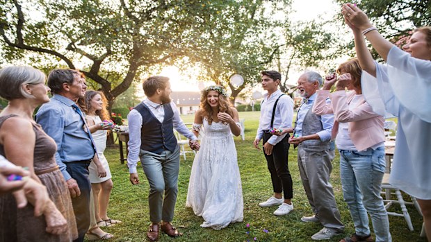 The couple wanted their grandmothers to be involved in their big day