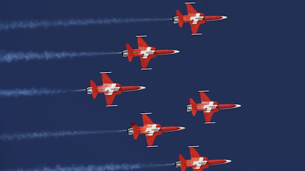 The Patrouille Suisse.