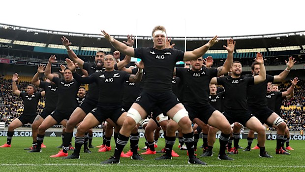 All Black perform their Haka