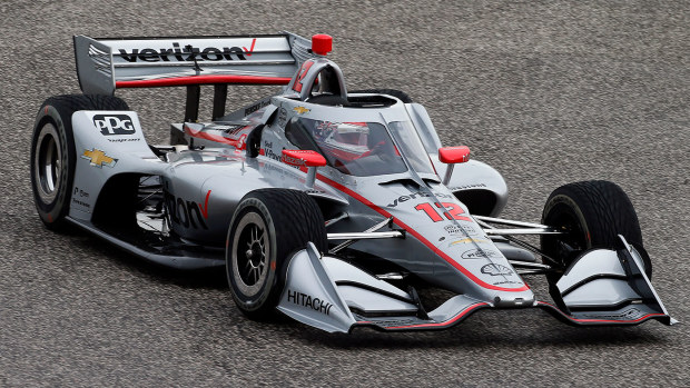 Australia's Will Power driving during  IndyCar Spring training.