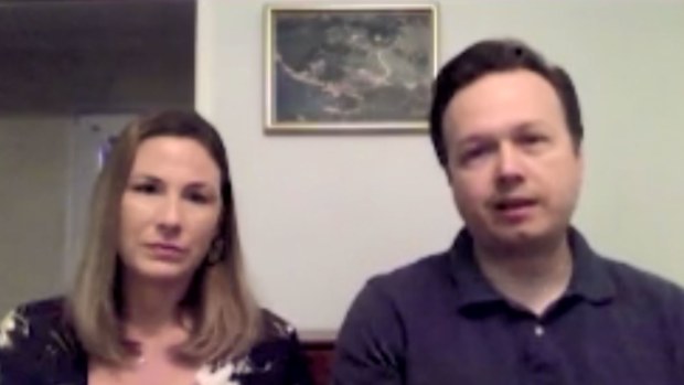 Erik and Jen Strom on News Day
