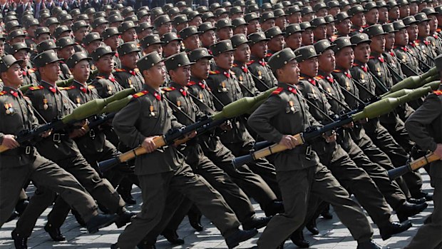 North Korea is suspected of supplying grenade launchers like these to Hamas.