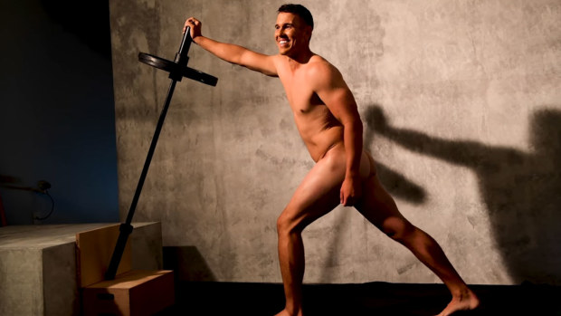 Brooks Koepka poses for ESPN's body issue