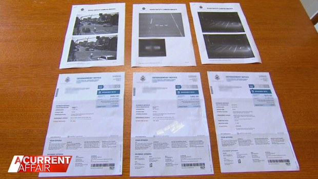 Infringement notices Chris Lanting received.