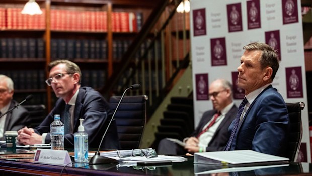 Dominic Perrottet was grilled in a Budget Estimates parliamentary hearing today.