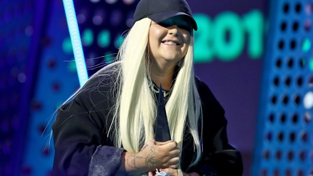 Tones and I accepts the ARIA for Best Female Artist during the 33rd Annual ARIA Music Awards at The Star in Sydney, Wednesday, November 27, 2019.
