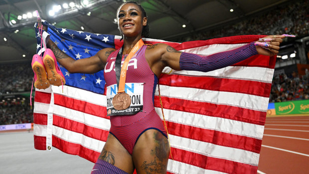 US sprinting megastar Sha'Carri Richardson.