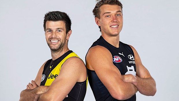 Trent Cotchin and Patrick Cripps