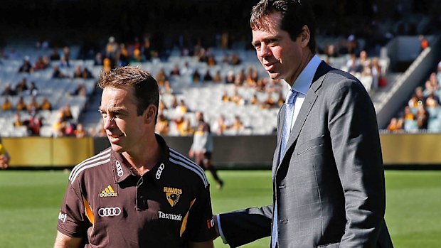 Alastair Clarkson and Gillon McLachlan