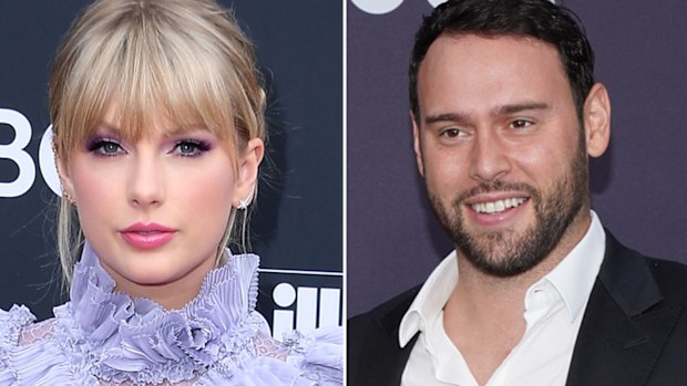 Taylor Swift and Scooter Braun