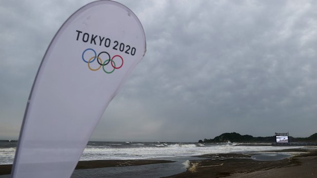 A Typhoon is expected to hit the Tokyo Games.