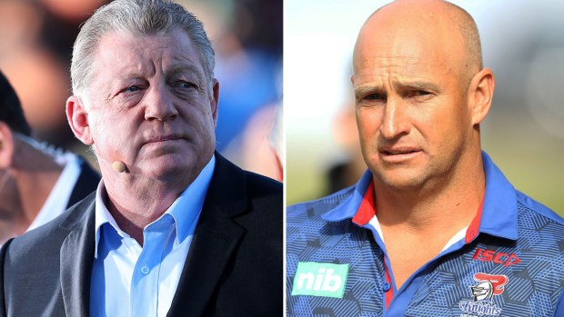 Phil Gould and Nathan Brown