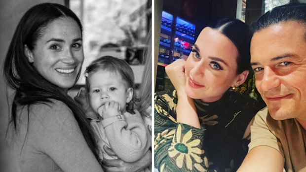 Meghan, Lilibet, Katy Perry, Orlando Bloom