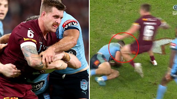 Cameron Munster in strife for leading in with his knees 