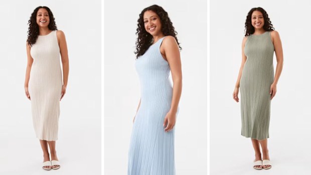 A $20 Kmart ribbed dress has quickly become a favourite clothing item among pregnant Aussie women.