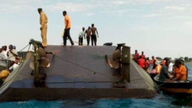 The ferry was reportedly overcrowded with passengers.