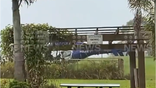 PolAir is assisting in a police operation near a TAFE in NSW's north.