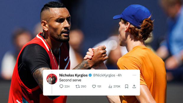 Nick Kyrgios Jannik Sinner
