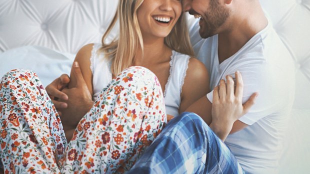 Couple in bed