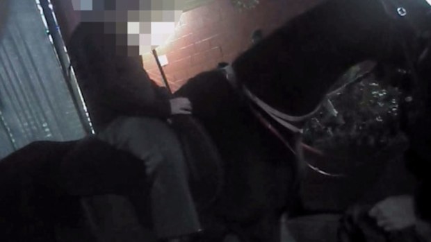 The 51-year-old allegedly rode her mount through the drive-through section of a pub in Logan, Queensland while more than four times the legal alcohol limit.