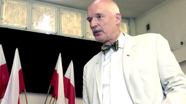 A file photograph of Polish politician Janusz Korwin-Mikke. (AAP)