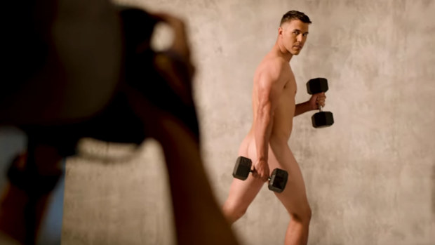 Brooks Koepka poses for ESPN's body issue