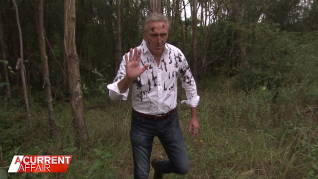 A Current Affair reporter Brady Halls has covered a range of quirky stories.