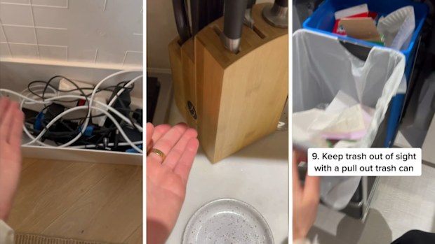 Tips tricks hacks, declutter, organisation, TikTok