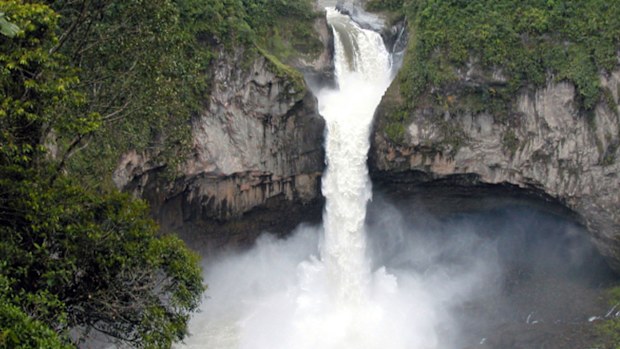 The San Rafael waterfall was the largest waterfall in Ecuador.