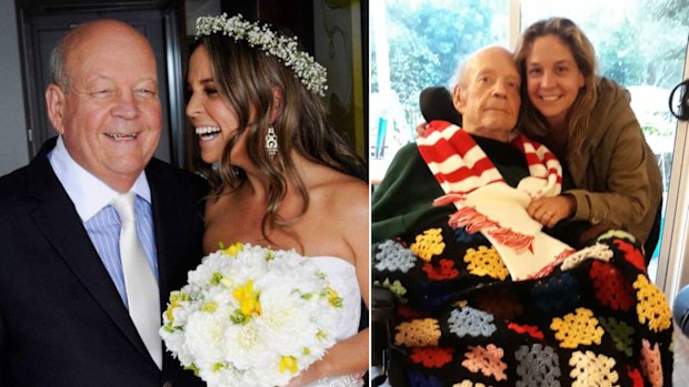 Heidi was by her dad's side as he died
