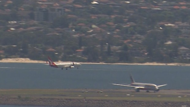 Sydney Airport fire update: Qantas confirms engine failure behind ...