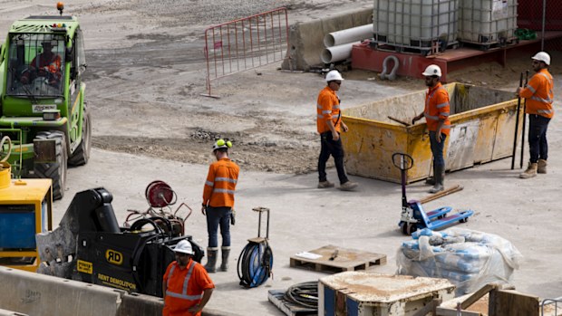 Barangaroo construction site