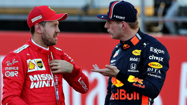 Sebastian Vettel Max Verstappen