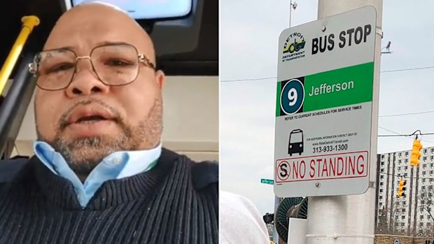 Detroit bus driver Jason Hargrove spoke to the people of Detroit on video complaining of coughing passengers
