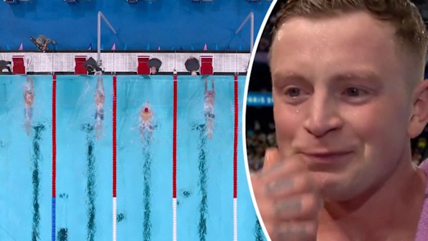 British swimmer Adam Peaty was emotional after sharing the silver medal.